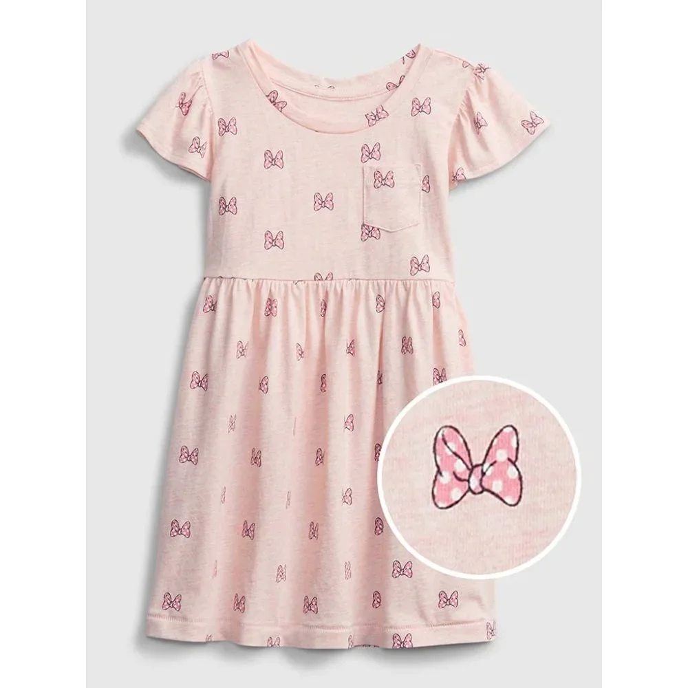 Disney Baby Gap Toddler Girls Minnie Mouse Flutter Dress Summer Dress 2T